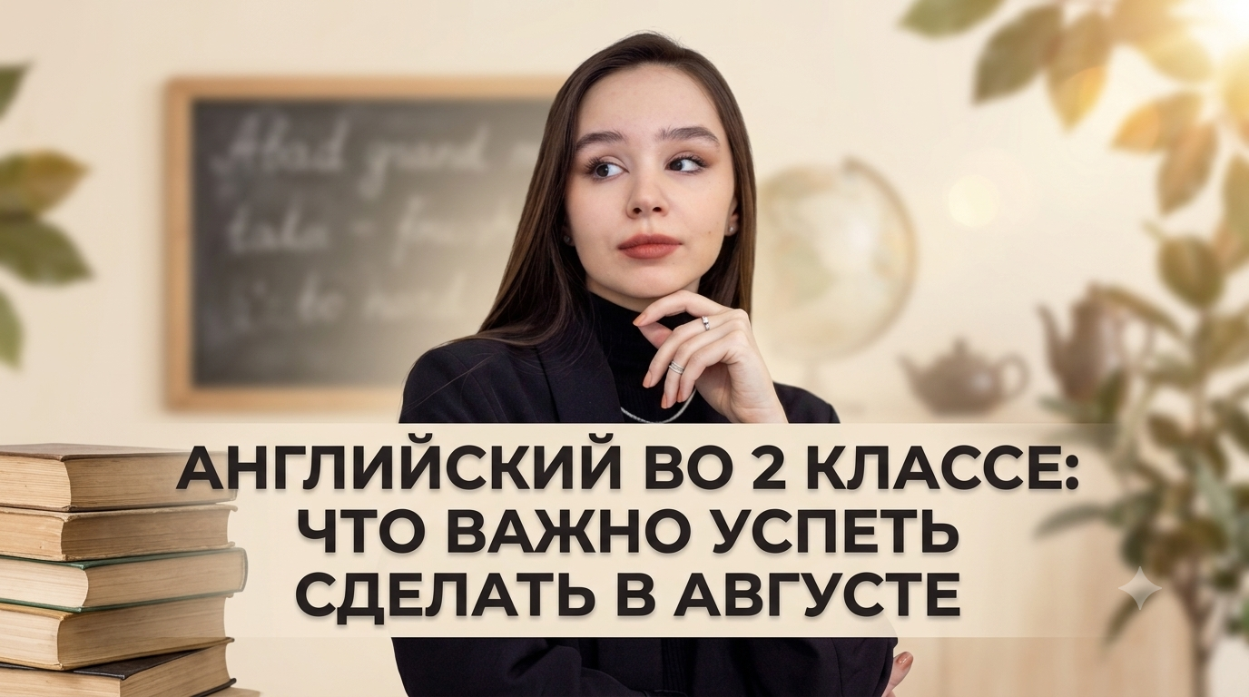 Читать далее о этой статье Английский во 2 классе: что важно успеть сделать в августе
